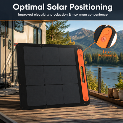 200W Portable Foldable Solar Panel with Stand