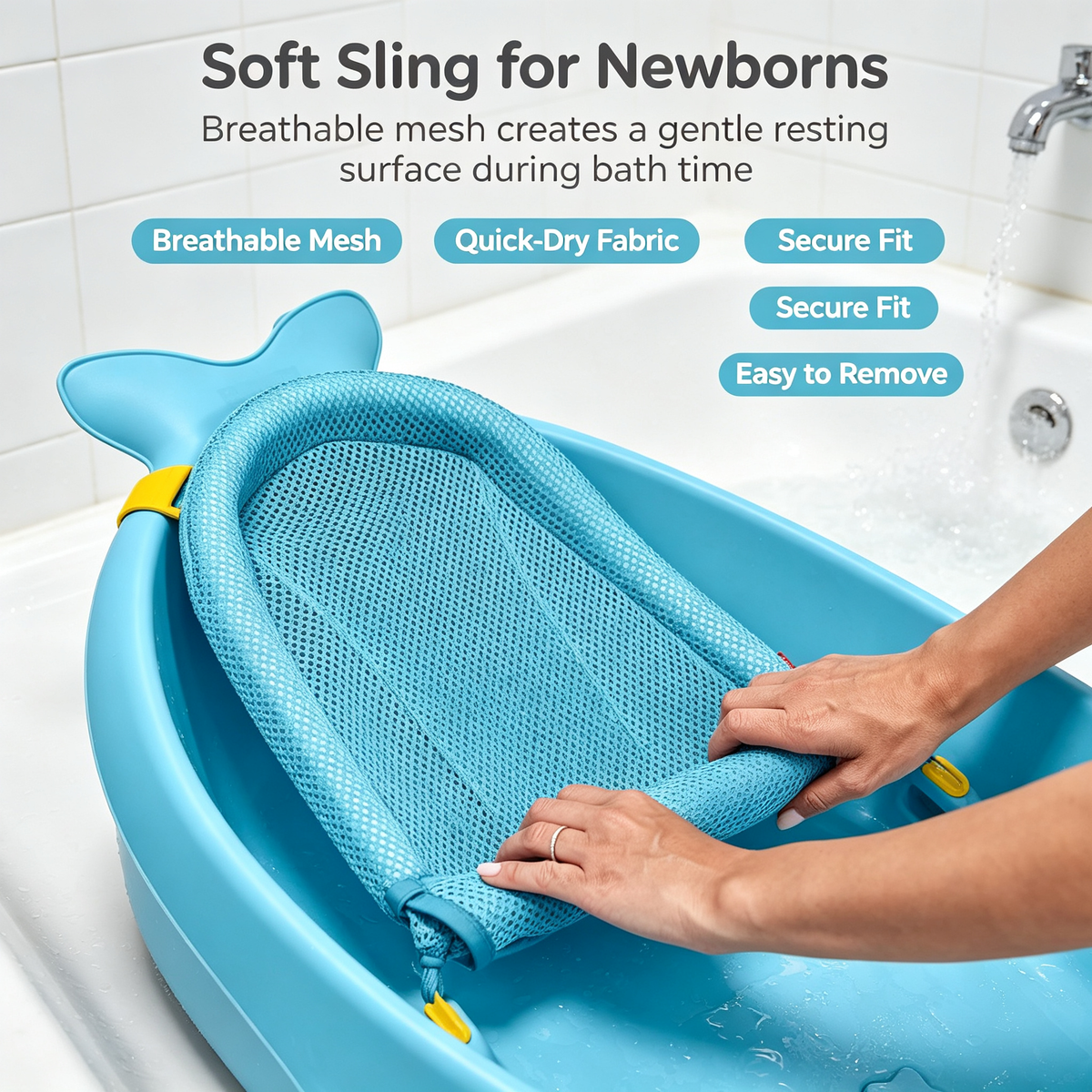 Whale-Shaped Baby Bathtub