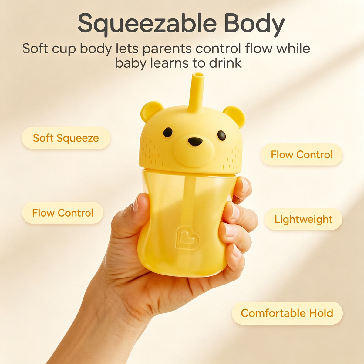 Bear Straw Cup