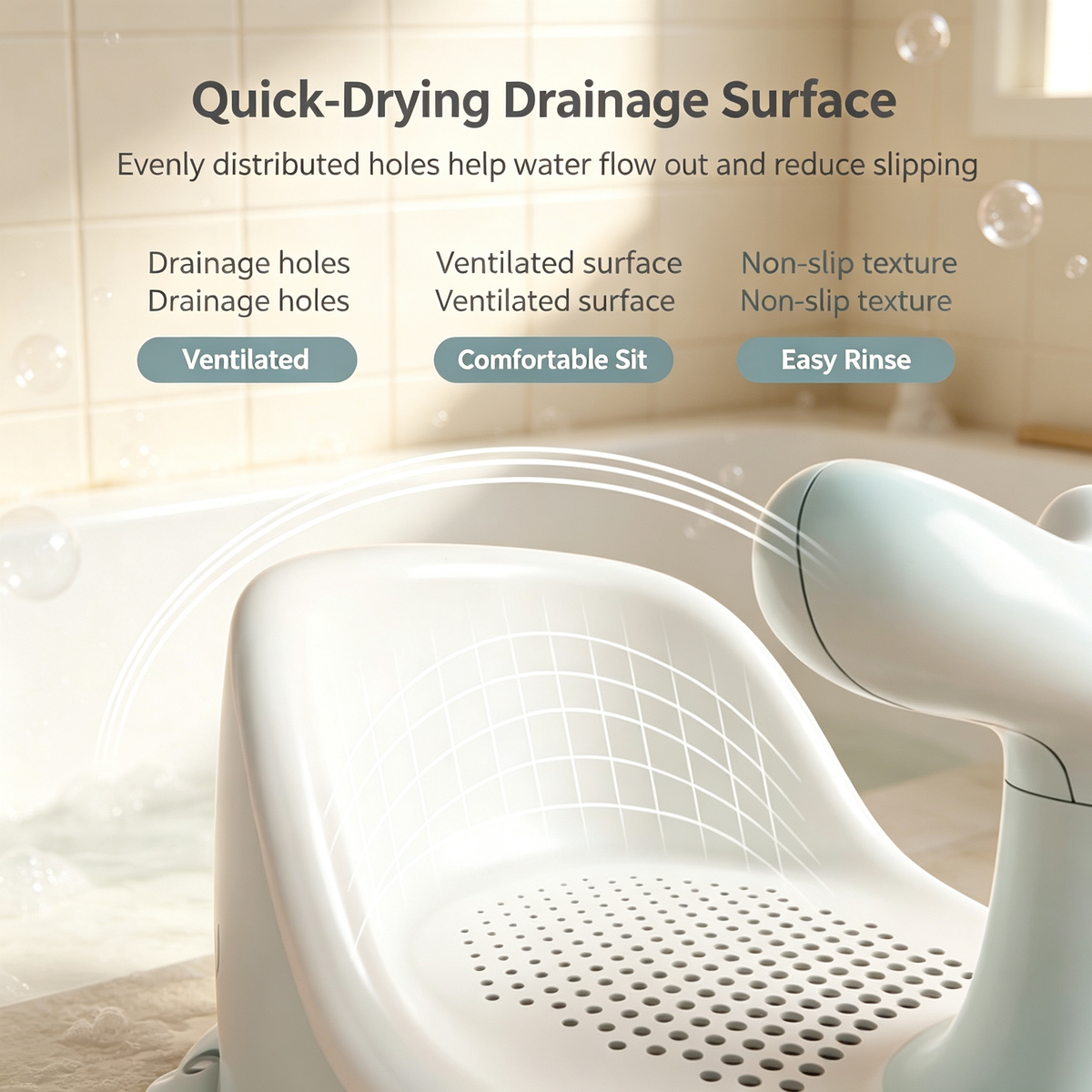 Whale Bath Seat