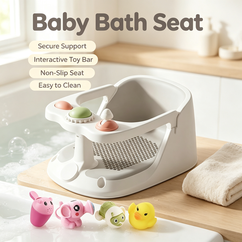 Interactive Baby Bath Seat