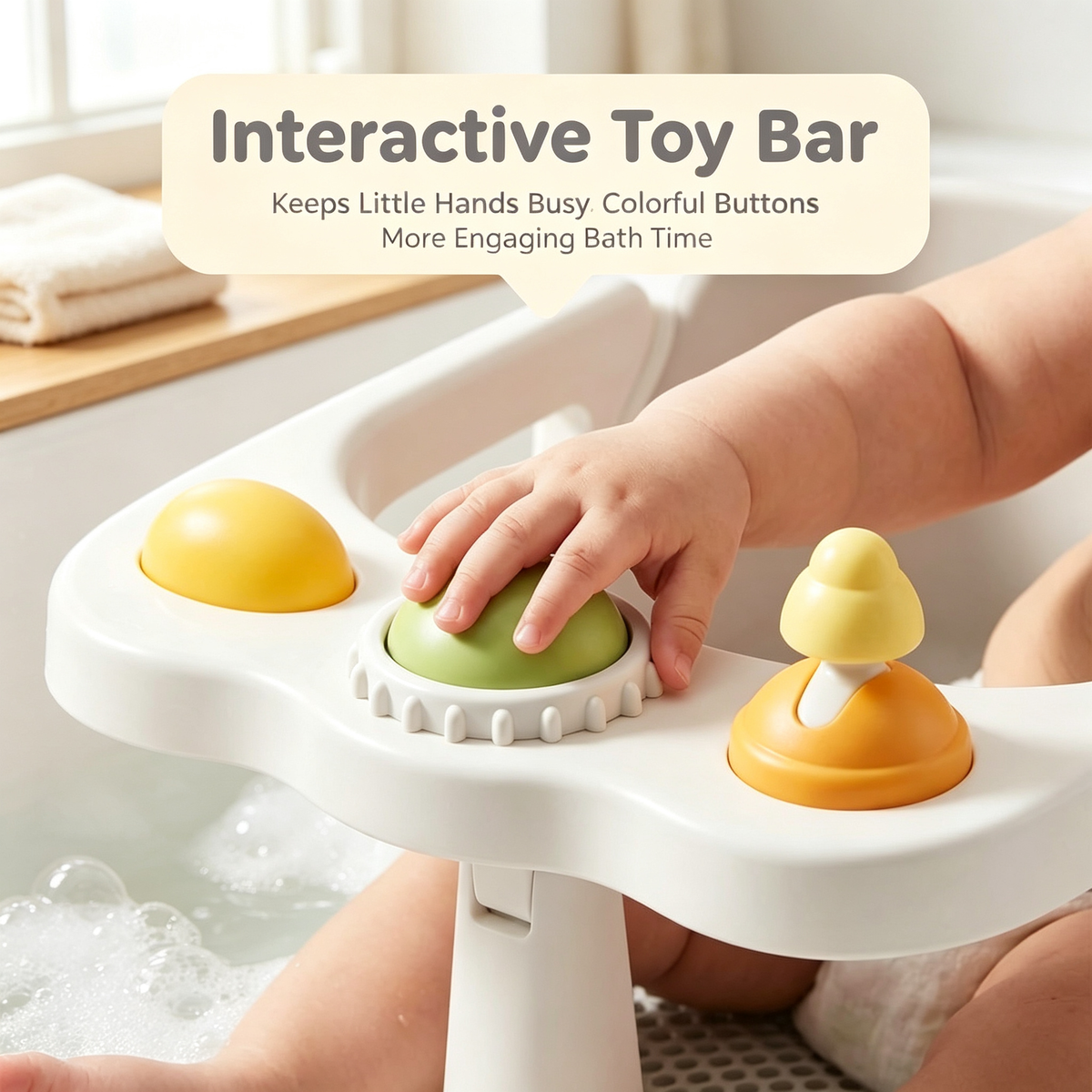 Interactive Baby Bath Seat